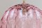 Lampada a sospensione in vetro di Murano rosa, anni '60, Immagine 11