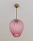 Pink Murano Glass Pendant Lamp, 1960s, Image 8