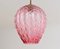 Pink Murano Glass Pendant Lamp, 1960s, Image 3