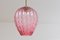 Pink Murano Glass Pendant Lamp, 1960s 10