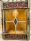 Wrought Iron and Stained Glass Ceiling Lantern Lamp , 1950s, Image 5