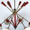 Sputnik Chandelier from Stilnovo, 1950s 11