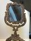 Antique Victorian Cast Iron Table Mirror, 1890 2