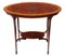 Antique Satinwood and Mahogany Side Table, Image 1