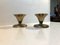 Art Deco Bronze Altar Candleholders from CAWA, 1930s, Set of 2 2
