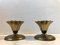 Art Deco Bronze Altar Candleholders from CAWA, 1930s, Set of 2, Image 1