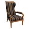 Early 19th Century Biedermeier Solid Walnut Ear / Wing Armchair, Image 1