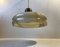 Art Deco Brass & Glass Pendant Lamp, 1920s 2