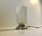 Scandinavian Functionalist Checkered Glass Table Lamp, 1950s 6