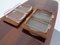 Danish Siam Teak Tray and Glass Bowls from Artiform, Set of 2, 1960s 3