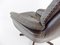 Danish Grey Leather Lounge Chair with Ottoman, 1960s, Set of 2 6