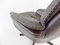 Fauteuil en Cuir Gris avec Ottomane, Danemark, 1960s, Set de 2 6