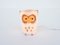 Italian Ceramic Night Light Owl for Child, 1960s 2