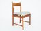 Esszimmerstühle aus Hellblauem Leder von Ilmari Tapiovaara für La Permanente Mobili Cantù, 1957, 4er Set 1