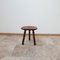 Mid-Century French Wooden Low Stool, 1950s 6