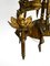 Französischer Vergoldeter Kronleuchter aus Eisen, 1950er 10