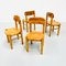 Vintage Danish Chairs in Solid Pine by Rainer Daumiller for Hirtshals Savaerk, Set of 4 3