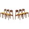 Dining Chairs by Erik Buck for Vamo Møbelfabrik, Denmark, Set of 6 1