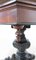 Moroccan Hexagonal Marquetry Side Table Ebonized Pedestal Table, Image 3