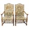 Louis XIV Revival Armchairs, Set of 2 1