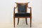 Italian Solid Beech and Leather Directoire Chair from Selva 1