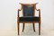 Italian Solid Beech and Leather Directoire Chair from Selva, Image 1