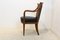 Italian Solid Beech and Leather Directoire Chair from Selva, Image 5