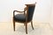Italian Solid Beech and Leather Directoire Chair from Selva, Image 4