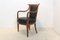 Italian Solid Beech and Leather Directoire Chair from Selva 7