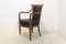 Italian Solid Beech and Leather Directoire Chair from Selva, Image 7