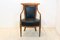 Italian Solid Beech and Leather Directoire Chair from Selva 6