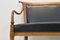 Italienisches Directoire 2-Sitzer Sofa aus massiver Buche und Leder von Selva 8