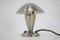 Small Bauhaus Metal Adjustable Table Lamps, 1940s, Set of 2 6