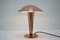 Lampada da tavolo grande Bauhaus regolabile in rame, anni '40, Immagine 2