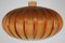 Large Mid-Century Wooden Veneer Pendant from Úluv, 1960s, Image 3