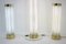 Lámparas de pie de vidrio y latón de Kamenicky Senov, años 60. Juego de 3, Imagen 4