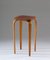 Mid-Century Swedish Stool in Mahogany and Beech, Image 2