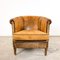Vintage Worn Sheep Leather Chair 10