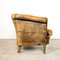 Vintage Worn Sheep Leather Chair 3
