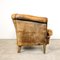 Vintage Worn Sheep Leather Chair, Image 3