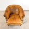 Vintage Worn Sheep Leather Chair 11