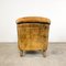 Vintage Worn Sheep Leather Chair, Image 6