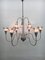 Mid-Century Chandelier with Flowers, 1980s 2