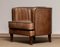 Brown Leather Art Deco Club Chair, 1950s 2