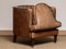 Brown Leather Art Deco Club Chair, 1950s 11