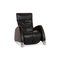 DS 25 Black Leather Armchair from de Sede 1