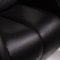 DS 25 Black Leather Armchair from de Sede 4