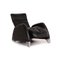 DS 25 Black Leather Armchair from de Sede, Image 3