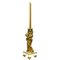 Napoleon III Style Candlestick in White Marble and Fire-Gilt Bronze, 1860s, Image 1