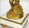 Napoleon III Style Candlestick in White Marble and Fire-Gilt Bronze, 1860s 3